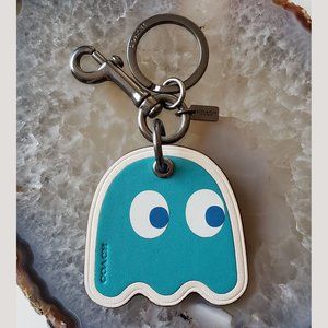 COACH x PAC-MAN Ghost Keychain / Bag Charm